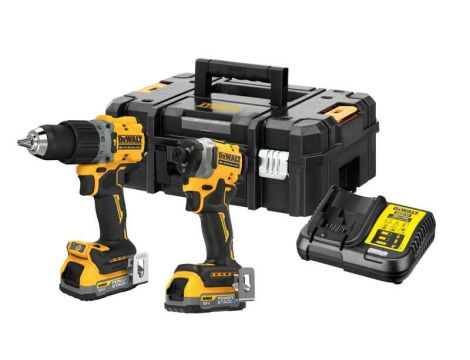 DEWALT ZESTAW COMBO 18V WKĘTARKA UDAROWA DCD805 + ZAKRĘTARKA DCF850 2x1,7Ah POWERSTACK DCK2050E2T