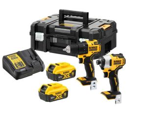 DEWALT ZESTAW COMBO 18V WKRĘTARKA DCD708 + ZAKRĘTARKA DCD809 2x5,0Ah TSTAK DCK2061P2T
