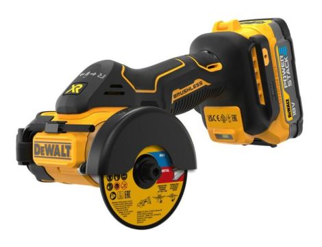 DEWALT PRZECINARKA 76mm 18V 2x1,7Ah POWERSTACK DCS438E2T