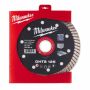 MILWAUKEE TARCZA DIAMENTOWA DHTS TURBO  125 x 22,2mm - 2