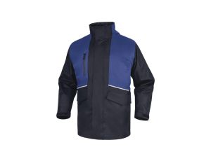 Kurtka 5 w 1 z poliestru pongee powlekanego PVC ALASKA3, kolor: granatowo-niebieski, rozmiar: XL / ALAS3MBXG