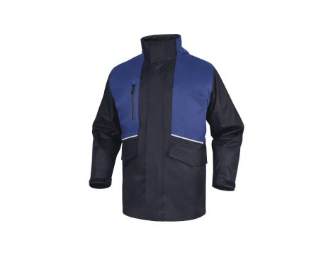 Kurtka 5 w 1 z poliestru pongee powlekanego PVC ALASKA3, kolor: granatowo-niebieski, rozmiar: XL / ALAS3MBXG
