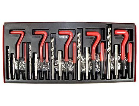 SILVER ZESTAW NAPRAWCZY DO ZERWANYCH GWINTÓW 131el. - 2