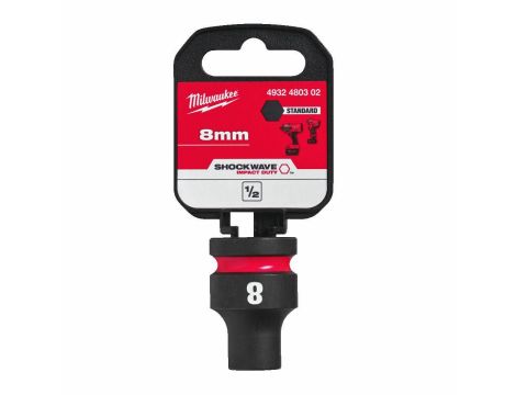 MILWAUKEE NASADKA UDAROWA 1/2"  8mm KRÓTKA
