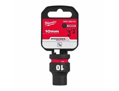 MILWAUKEE NASADKA UDAROWA 1/2" 10mm KRÓTKA