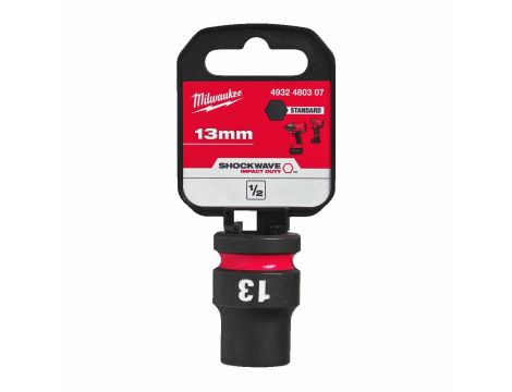 MILWAUKEE NASADKA UDAROWA 1/2" 13mm KRÓTKA