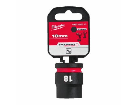 MILWAUKEE NASADKA UDAROWA HEX 1/2"  18mm SHOCKWAVE