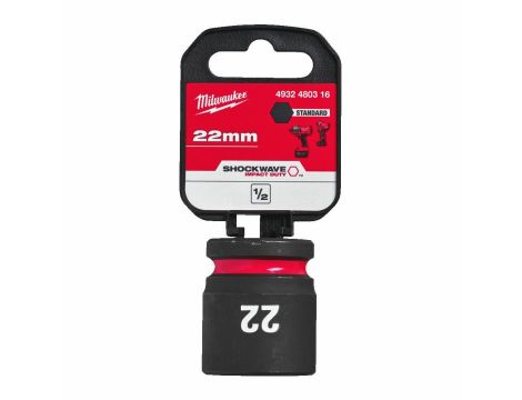 MILWAUKEE NASADKA UDAROWA HEX 1/2"  22mm SHOCKWAVE