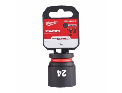 MILWAUKEE NASADKA UDAROWA HEX 1/2"  24mm SHOCKWAVE