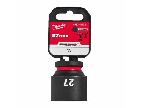 MILWAUKEE NASADKA UDAROWA HEX 1/2"  27mm SHOCKWAVE