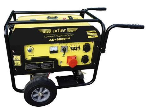 ADLER GENERATOR / AGREGAT PRĄDOTWÓRCZY AD-688S plus 6,8kVA / 6,2 kW / 230/400V
