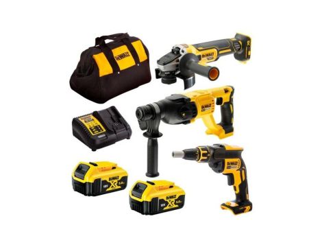 DEWALT.ZESTAW COMBO 18V DCK304P2 (DCH133+DCG405+DCF620) 2x5,0Ah