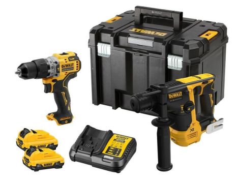 DEWALT ZESTAW COMBO 12V DCK2102L2T (DCH072 + DCD706) 2x3,0Ah TSTAK