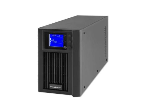 Qoltec Zasilacz awaryjny UPS On-line Pure Sine Wave 2kVA 1.6kW LCD USB
