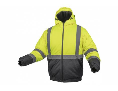 HOGERT KURTKA OCIEPLANA ODBLASKOWA OKER / ŻÓŁTA ROZMIAR S