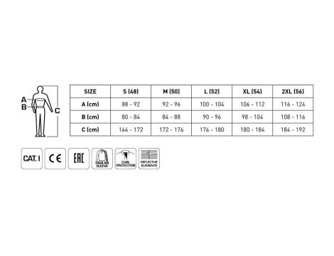 HOGERT BLUZA MICROPOLAR EDER / NIEBIESKA ROZMIAR XL