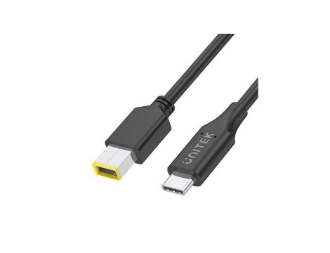 UNITEK Kabel zasilający USB-C - DC 11x4,5mm 65W PD do laptopów Lenovo 1,8m