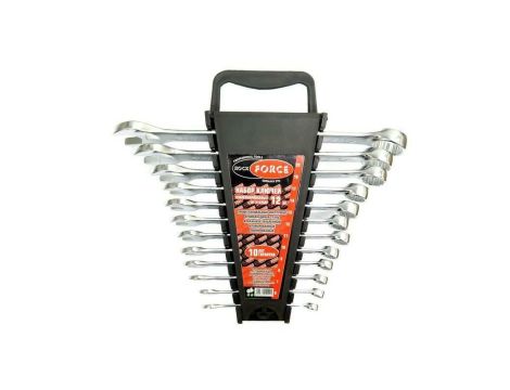 ROCKFORCE KLUCZ PŁASKO-OCZKOWY kpl.12el. (6-22mm)