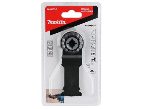 MAKITA MT BRZESZCZOT DO CIĘCIA WGŁĘBNEGO BIM 32mm x 50mm /5szt. DO TWARDEGO DREWNA - 2