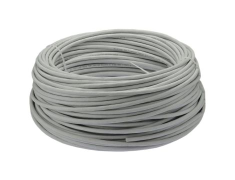 Kabel FTP kat.7 S/FTP 4x2x0,57 B2ca jasnoszary LSOH Alantec 100m