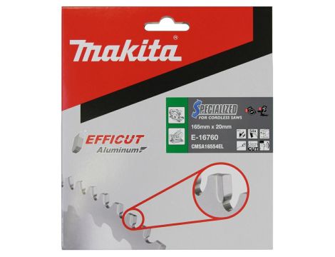 MAKITA PIŁA TARCZOWA  165x20x54z EFFICUT DO ALUMINIUM - 2