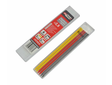 AW WKŁADY WYMIENNE KOLOROWE DO OŁÓWKA AUTOMATYCZNEGO kpl. 6szt.