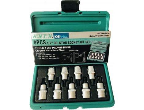 HONITON KLUCZ TORX 1/2" 9el.
