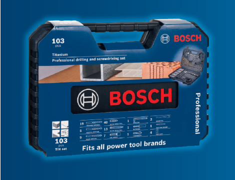 BOSCH ZESTAW MIESZANY 103szt.TIN BL 2608594070 - 2