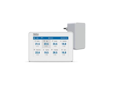 TECH M-9T - Panel kontrolny do listwy L-9R przewodowy kolor biały