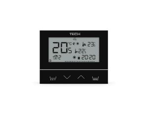 TECH ST-292 V2 - Regulator pokojowy bezprzewodowy dwustanowy kolor czarny