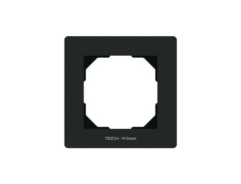 SINUM FG-01 Ramka szklana pojedyncza kolor czarny