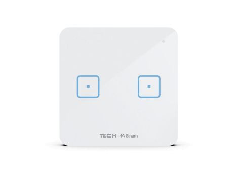 SINUM WS-02m Włącznik dwupolowy kolor biały