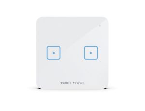 SINUM WS-02 Włącznik dwupolowy kolor biały