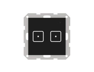 SINUM FS-02 Włącznik dwupolowy kolor czarny