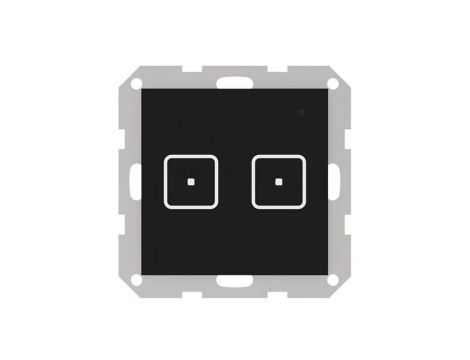 SINUM FS-02 Włącznik dwupolowy kolor czarny