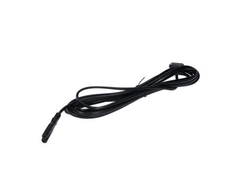 Przewód z wtyczką prostą 2x0.75 5mb czarny radiowy