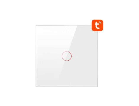 Dotykowy Włącznik Światła WiFi Avatto TS02-EU-W1 Pojedynczy TUYA (biały)