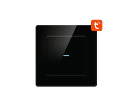 Dotykowy Włącznik Światła WiFi Avatto N-TS10-B1 Pojedynczy TUYA (czarny)