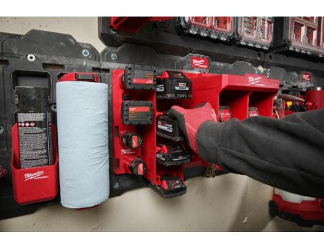 MILWAUKEE PACKOUT UCHWYT NA AKUMULATORY M18 - 3