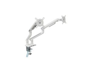 UCHWYT BIURKOWY GAZOWY DO 2 MONITORÓW LED/LCD 17-32 L-20GD ART 2-9kg 2xUSB 3.0 PREMIUM ALU