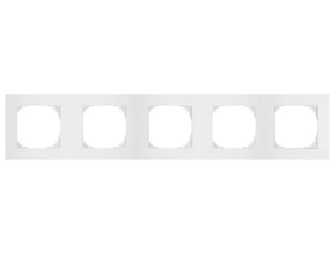 SANTRA ramka pięciokrotna IP20 biały 4175-00