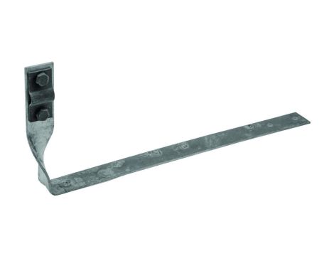 Uchwyt dachówkowy skręcony (zacisk przez śrubę) 400mm ocynk ogniowy R.8029