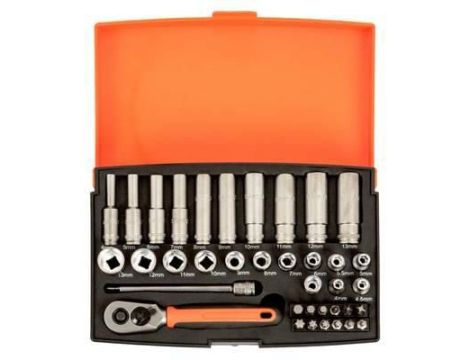 BAHCO ZESTAW NASADEK DŁUGICH/KRÓTKICH 25 EL. SL25L