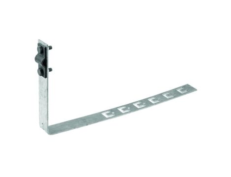 Uchwyt dachówkowy regulowany 420mm (zacisk przez śrubę) R.8088