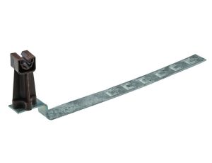 Uchwyt dachówkowy regulowany 420mm (wejście na drut fi6 i fi8) ocynk ogniowy R.8298