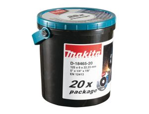 MAKITA TARCZA DO SZLIFOWANIA 125mm x 6mm x 22,23mm /20szt.