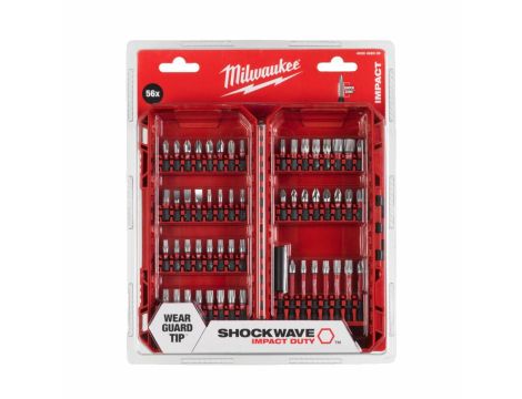 MILWAUKEE ZESTAW KOŃCÓWEK 56szt. SHOCKWAVE