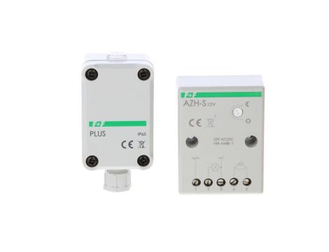 Automat zmierzchowy montaż natynkowy 16A 12V IP20 AZH-S-PLUS-12V