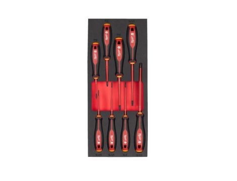 MILWAUKEE WKŁADKA PIANKOWA Z WKRĘTAKAMI VDE 8SZT. - DO WÓZKÓW NARZĘDZIOWYCH