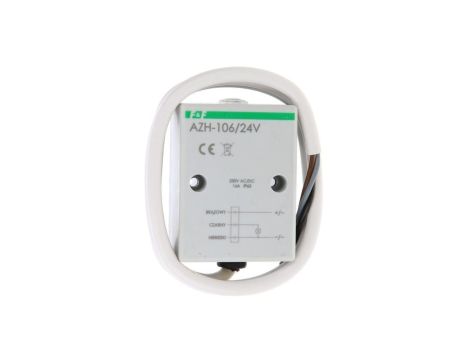 Automat zmierzchowy montaż natynkowy 16A 24V IP20 AZH-106-24V